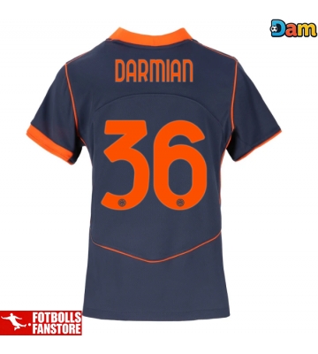 Inter Milan Matteo Darmian #36 Tredje Tröja Dam 2025-26 Kortärmad